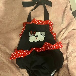 Georgia Bulldog bubble size 12-18 months